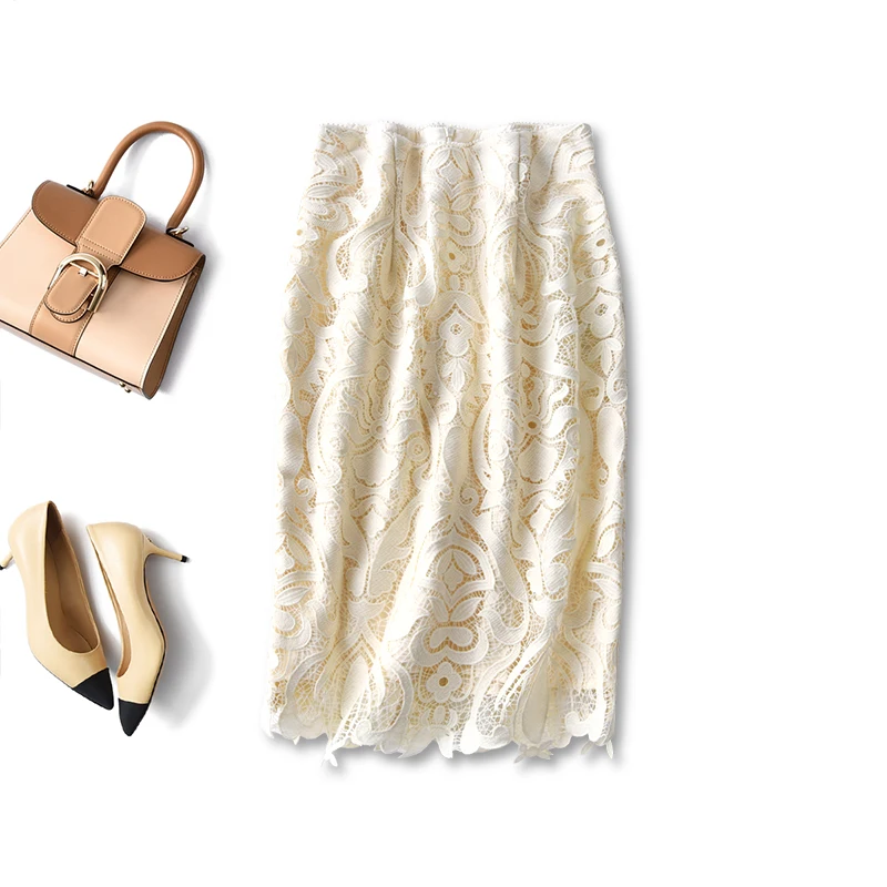 Кружевная юбка-карандаш для женщин, новинка 2022, модная облегающая юбка до колен с бисером и высокой талией в Корейском стиле
Кружевная юбка-карандаш для женщин, новинка 2022, модная облегающая юбка до колен с бисером и высокой талией в Корейском стиле