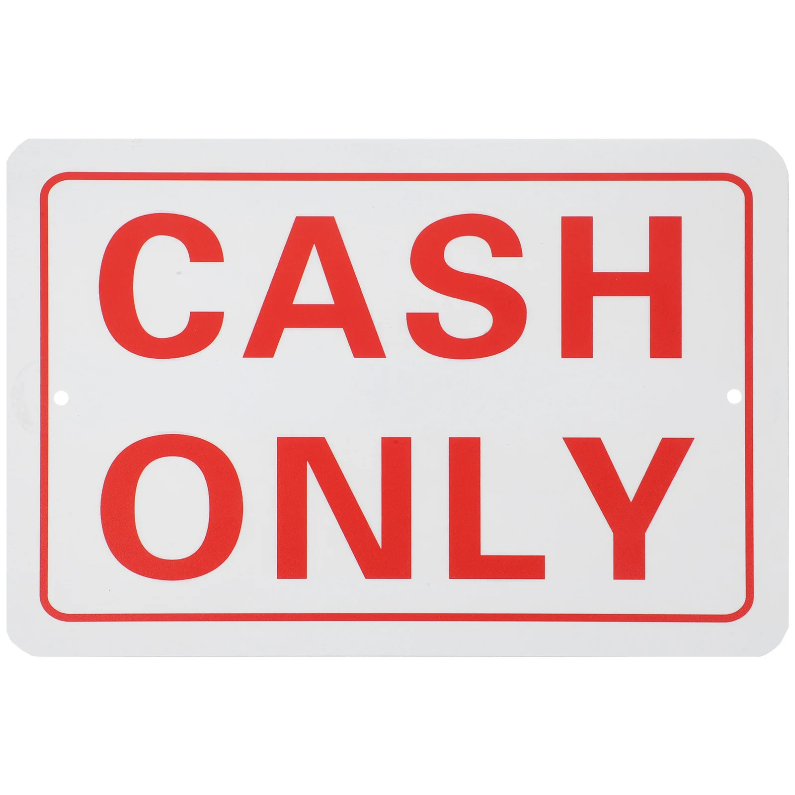 

Cash Only Sign No Checks No Credit Sign Cash Payment Sign for Business Retail Store