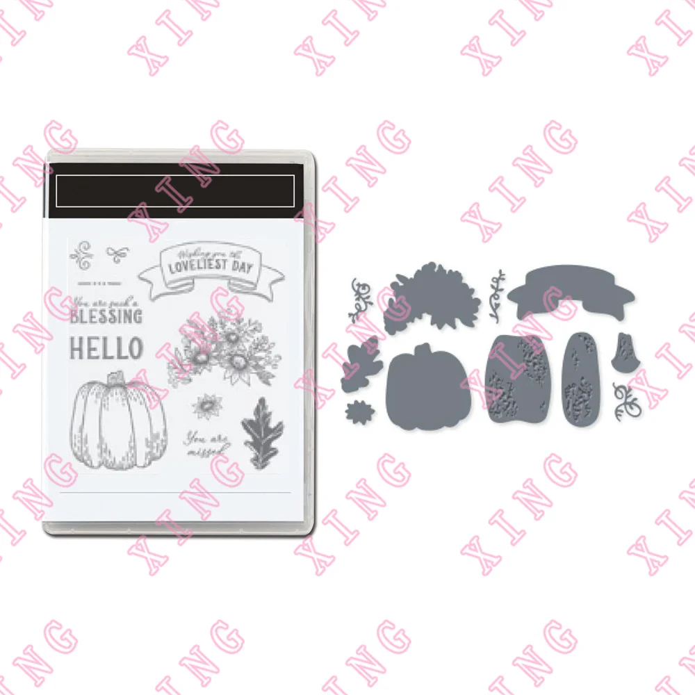 2022 Christmas Pumpkin Flower Decoration Clear Silicone Stamps Metal Cutting Dies Diy Scrapbook Paper Card Craft Embossing Molds
2022 Christmas Pumpkin Flower Decoration Clear Silicone Stamps Metal Cutting Dies Diy Scrapbook Paper Card Craft Embossing Molds