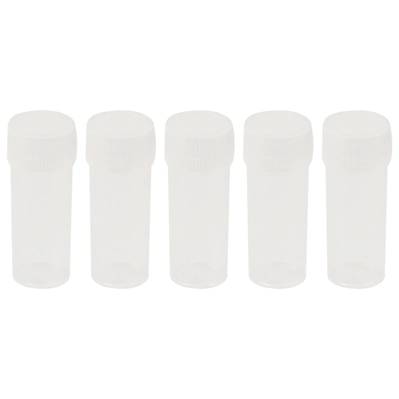 200X Plastic Sample Bottle 5Ml Test Tube Lab Small Vial Storage Container + Lid
200X Plastic Sample Bottle 5Ml Test Tube Lab Small Vial Storage Container + Lid