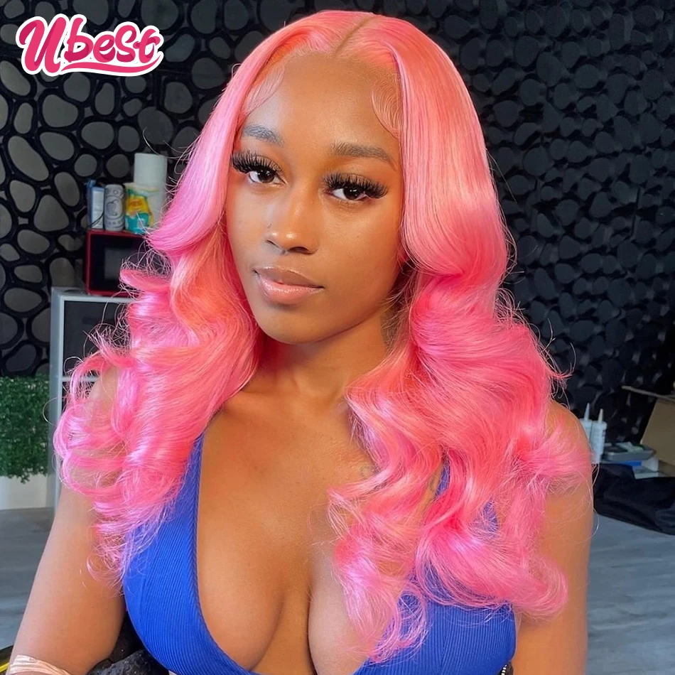 Ubest Pink Color Lace Front Wigs HD Transparent Lace Frontal Wig 180% Colored Human Hair Wigs for Women Pre Plucked Hairline
Ubest Pink Color Lace Front Wigs HD Transparent Lace Frontal Wig 180% Colored Human Hair Wigs for Women Pre Plucked Hairline