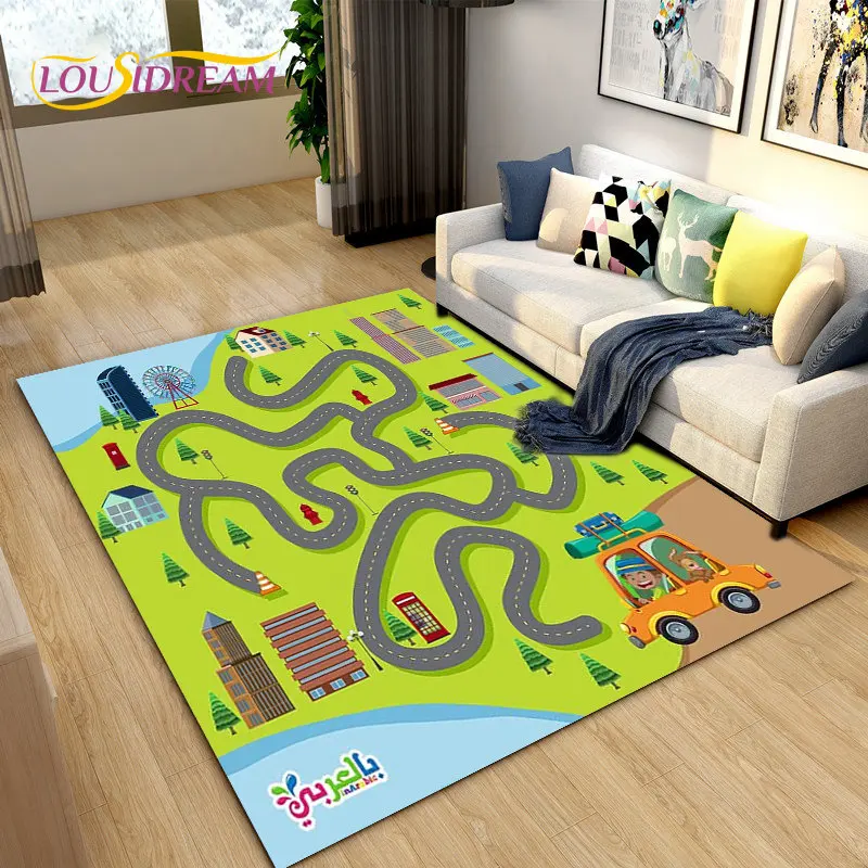Kids Baby Playmat Highway City Traffic Playroom Area Rug Large,Carpet Rug for Living Room Bedroom ,Bathroom Non-slip Floor Mat
Kids Baby Playmat Highway City Traffic Playroom Area Rug Large,Carpet Rug for Living Room Bedroom ,Bathroom Non-slip Floor Mat