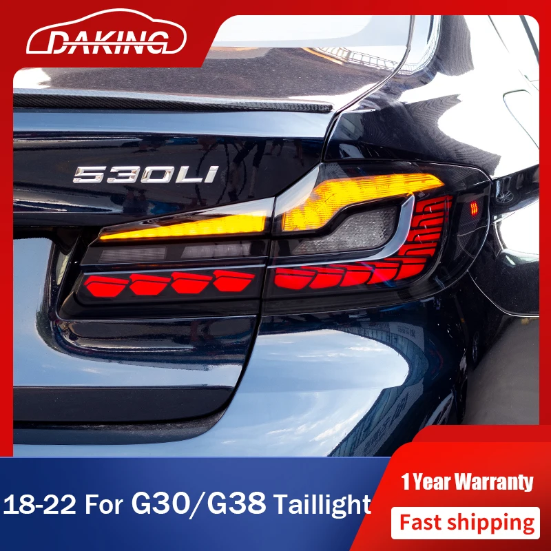 Car LED Taillights For BMW G30 G38 5 Series 2018-2022 M5 525i 530i Sequantial Turn Signal Reverse Brake Fog Rear Lamps Upgraded
Car LED Taillights For BMW G30 G38 5 Series 2018-2022 M5 525i 530i Sequantial Turn Signal Reverse Brake Fog Rear Lamps Upgraded