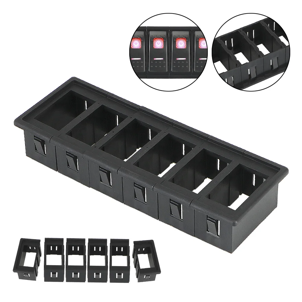 DIY Mounting 6 Types Car Marine Switch Clip For ARB Carling Panel Holder Housing Assembly Rocker Switch Box
DIY Mounting 6 Types Car Marine Switch Clip For ARB Carling Panel Holder Housing Assembly Rocker Switch Box