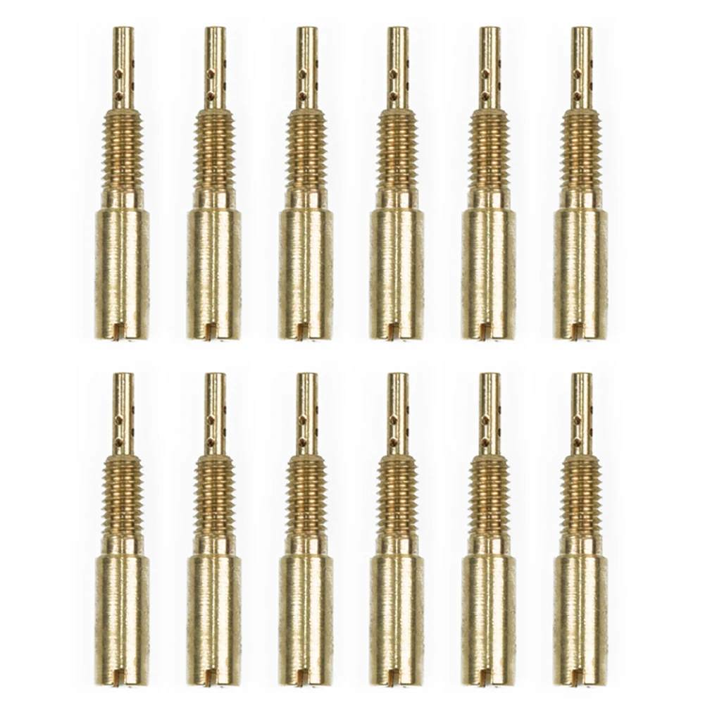 12 Pcs Motorcycle Carburetor Sub-injectors Pilot Jets Motorbike Carburetor Repair Parts 10-37.5 For Mikuni Carb VM28 /486
12 Pcs Motorcycle Carburetor Sub-injectors Pilot Jets Motorbike Carburetor Repair Parts 10-37.5 For Mikuni Carb VM28 /486