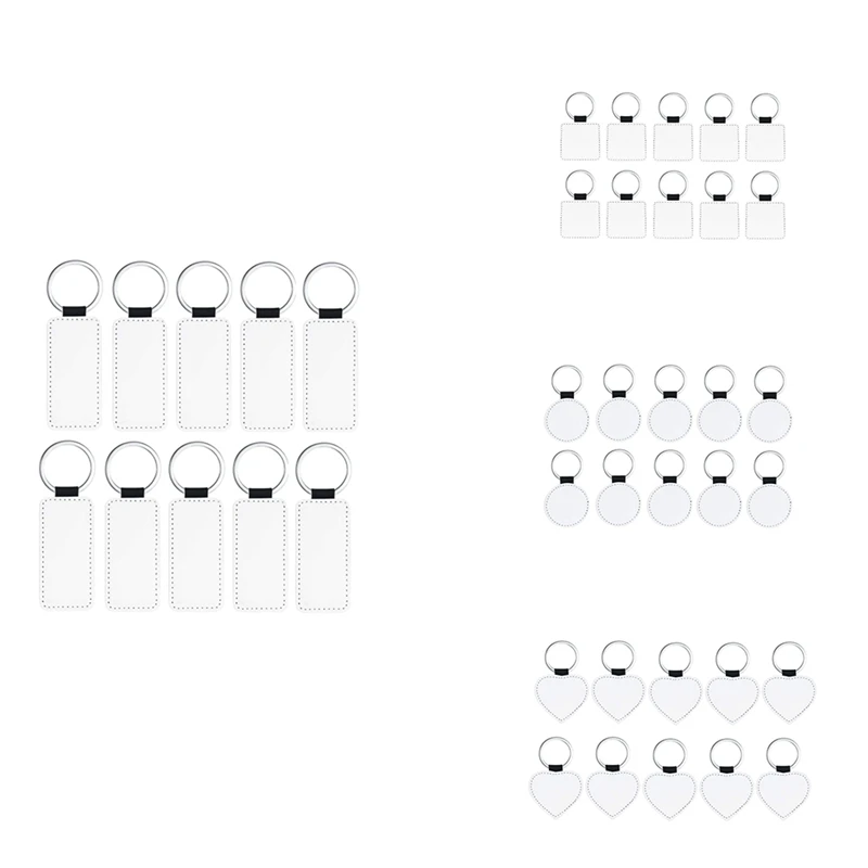 10Pcs Leather Keychains Blank MDF Keychains Sublimation Heat Transfer Keychains Kit
10Pcs Leather Keychains Blank MDF Keychains Sublimation Heat Transfer Keychains Kit