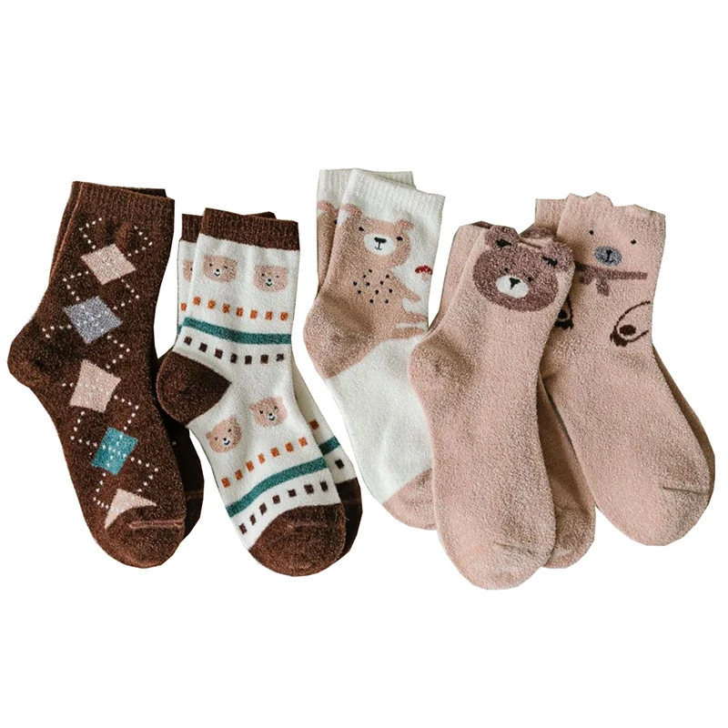 Harajuku Fashion Socks Women Keep Warm Cartoon Animals Long Winter Wool Socks Street Style Soft Comfortable Kawaii Femme Sokken
Harajuku Fashion Socks Women Keep Warm Cartoon Animals Long Winter Wool Socks Street Style Soft Comfortable Kawaii Femme Sokken