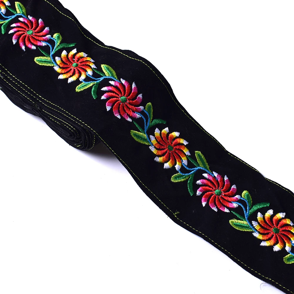 1Yard Flower Embroidered Lace Trim Ribbon Fabric Handmade DIY Wedding Dress Sewing Supplies Craft 8CM Wide
1Yard Flower Embroidered Lace Trim Ribbon Fabric Handmade DIY Wedding Dress Sewing Supplies Craft 8CM Wide