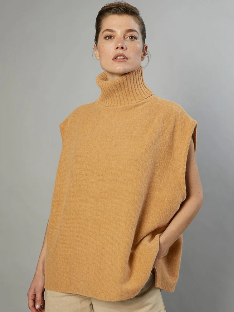 Autumn Knit Warm Vest Sweater Women Pullovers Winter New Fashion Women Wear Hot Turtleneck Sleeveless Tops Casual Sweater Vest
Autumn Knit Warm Vest Sweater Women Pullovers Winter New Fashion Women Wear Hot Turtleneck Sleeveless Tops Casual Sweater Vest