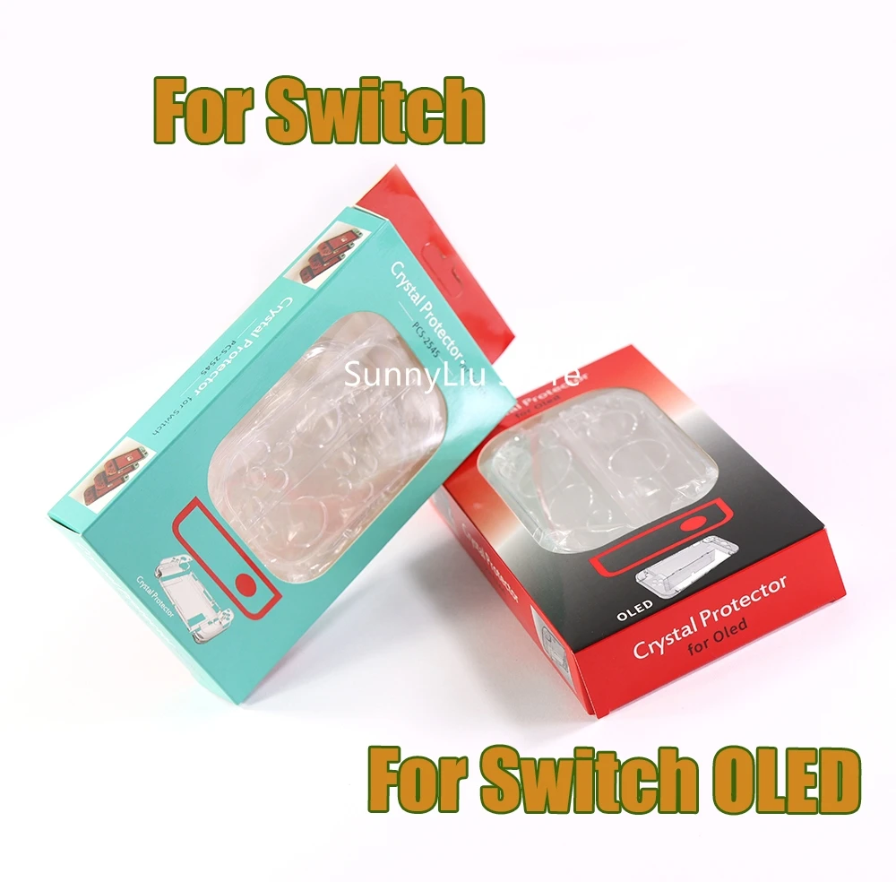Фото Прозрачный прозрачный защитный чехол для консоли Nintendo Switch NS oled | Электроника
