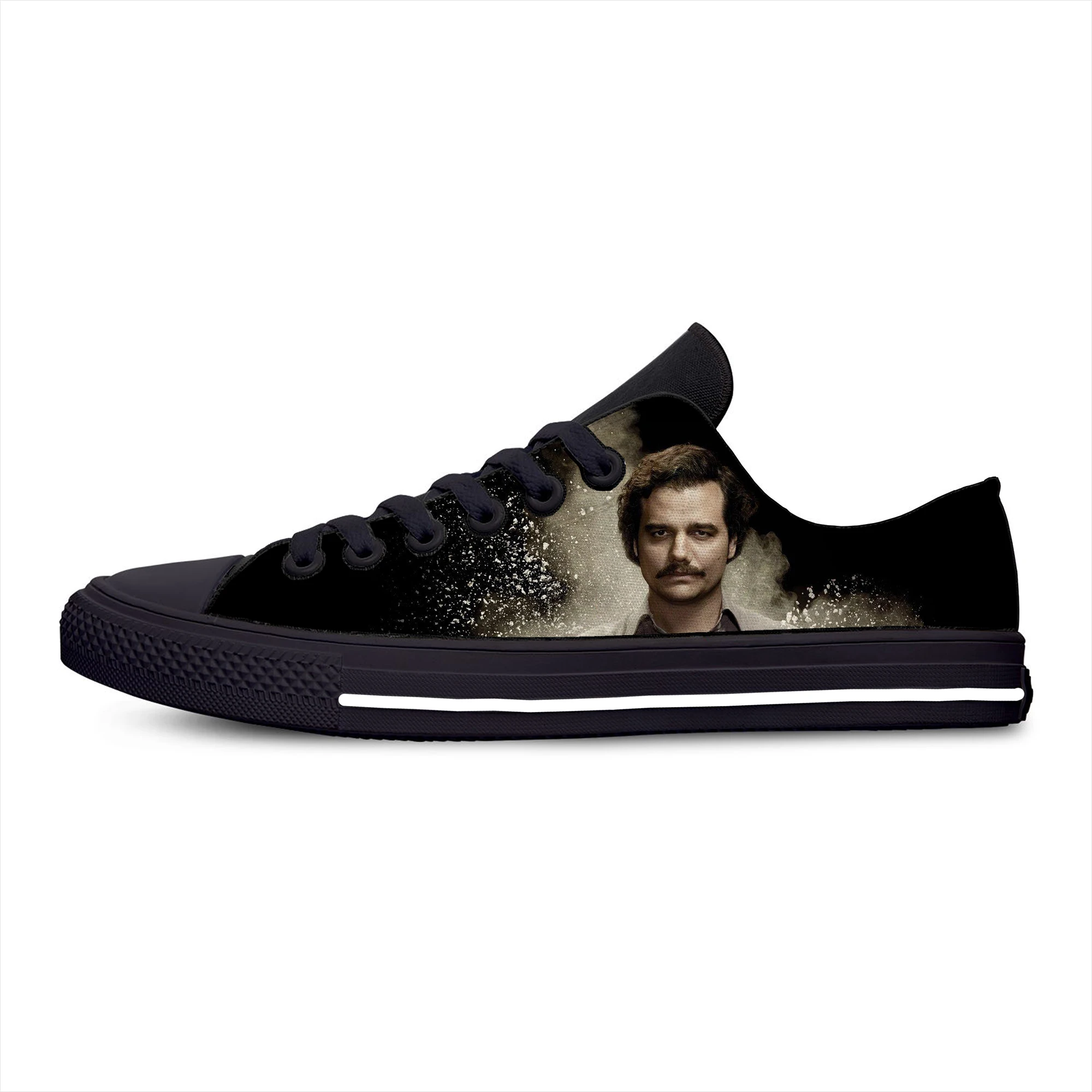 Narcos Pablo Escobar TV Hot Funny Fashion Classic Casual Cloth Shoes Low Top Lightweight Breathable 3D Print Men women Sneakers
Narcos Pablo Escobar TV Hot Funny Fashion Classic Casual Cloth Shoes Low Top Lightweight Breathable 3D Print Men women Sneakers
