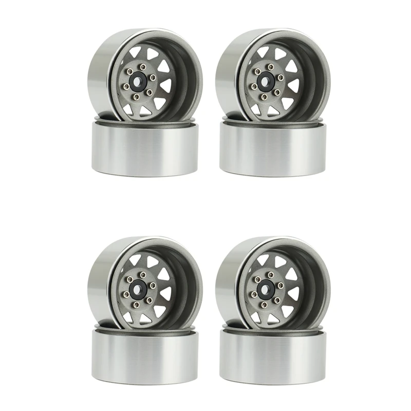 8PCS Deep Dish Wagon 1.9 Metal Beadlock Wheel Hub Rim For 1/10 RC Crawler Axial SCX10 90046 Traxxas TRX4 RC4WD D90,2
8PCS Deep Dish Wagon 1.9 Metal Beadlock Wheel Hub Rim For 1/10 RC Crawler Axial SCX10 90046 Traxxas TRX4 RC4WD D90,2