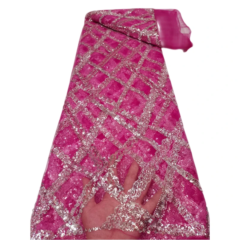 Latest Superior Quality Embroidery African Bead Tube Squins Lace With Heavior Stones Fabric For Wedding Dress NN519-V
Latest Superior Quality Embroidery African Bead Tube Squins Lace With Heavior Stones Fabric For Wedding Dress NN519-V