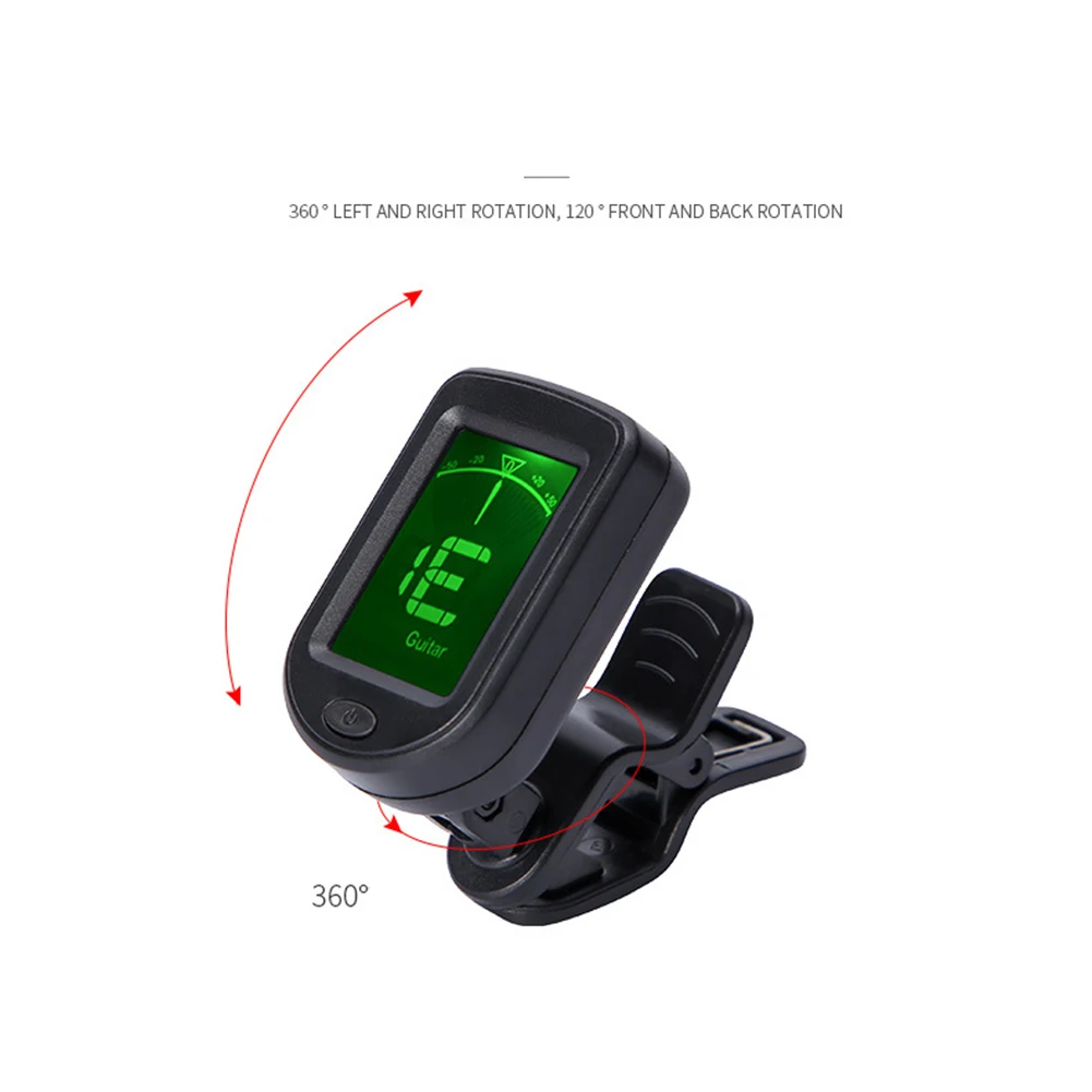 Clip-on Tuner Guitar Tuner Musical Instruments 25g Accessories Black LCD Digital With CR2032 Battery For Violin
Clip-on Tuner Guitar Tuner Musical Instruments 25g Accessories Black LCD Digital With CR2032 Battery For Violin