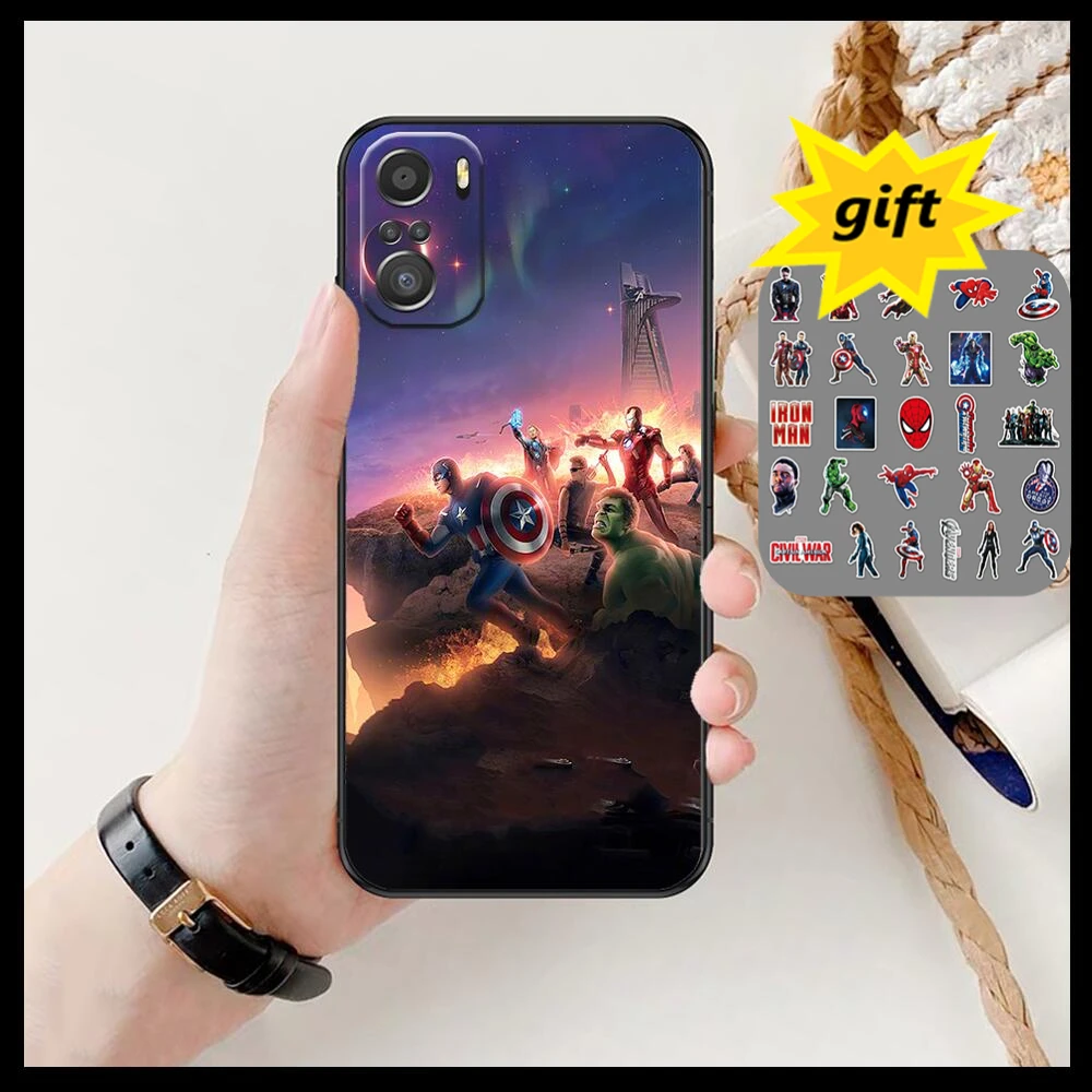 Marvel Avengers gift For Xiaomi Redmi Note 10S 10 9T 9S 9 8T 8 7S 7 6 5A 5 Pro Max Soft Black Phone Case smartphone чехол shell
Marvel Avengers gift For Xiaomi Redmi Note 10S 10 9T 9S 9 8T 8 7S 7 6 5A 5 Pro Max Soft Black Phone Case smartphone чехол shell