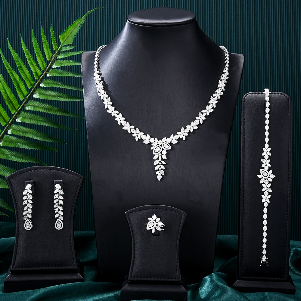 GODKI известный бренд цветок африканских Дубай ювелирные наборы для женщин Свадебная вечеринка Циркон Свадебные ювелирные изделия подарок 
GODKI известный бренд цветок африканских Дубай ювелирные наборы для женщин Свадебная вечеринка Циркон Свадебные ювелирные изделия подарок