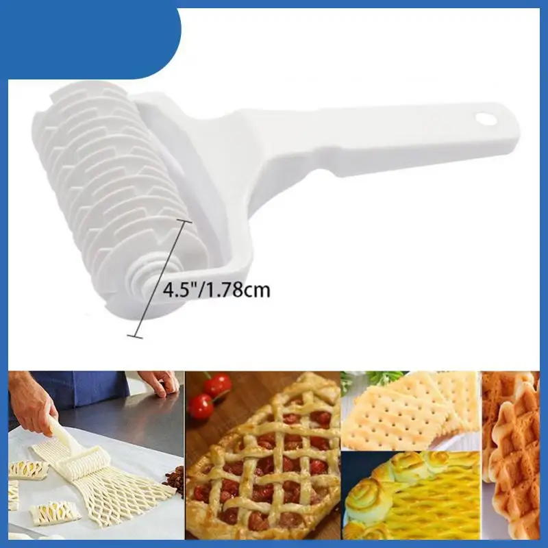 

1pc Plastic Baking Tool Pie Pizza Cookie Roller Pastry Cutter Plastic Baking Tool Bakeware Lattice Doug Kitchen Accessories