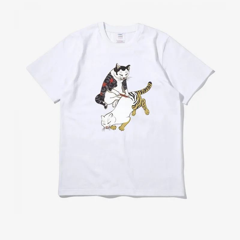 Cat And Mouse Cartoon Graphic T shirts Men Women Casual Baggy Short Sleeve T-shirt Japanese Style Oversized Tee Men's Clothing
Cat And Mouse Cartoon Graphic T shirts Men Women Casual Baggy Short Sleeve T-shirt Japanese Style Oversized Tee Men's Clothing
