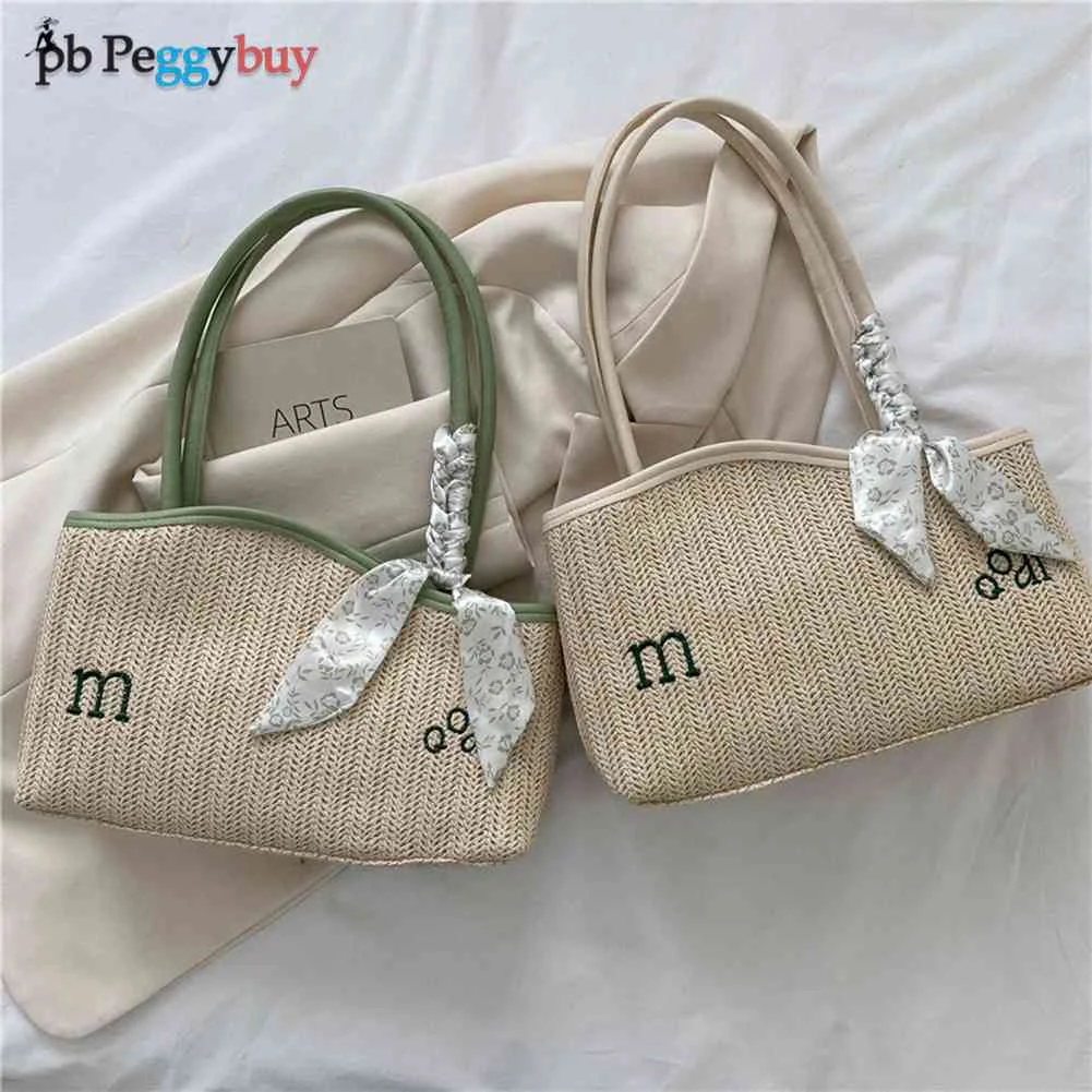 Fashion Women Handmade Straw Woven Bag Summer Beach Irregular Letters Weave Shoulder Bag with Scarf Casual Vacation Handbag Tote
Fashion Women Handmade Straw Woven Bag Summer Beach Irregular Letters Weave Shoulder Bag with Scarf Casual Vacation Handbag Tote