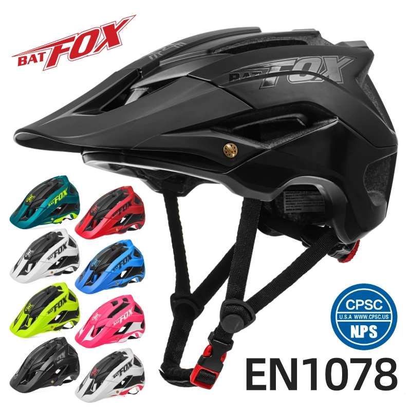 

Шлем велосипедный BATFOX, ультралегкий велосипедный шлем для горных велосипедов, для спорта на открытом воздухе