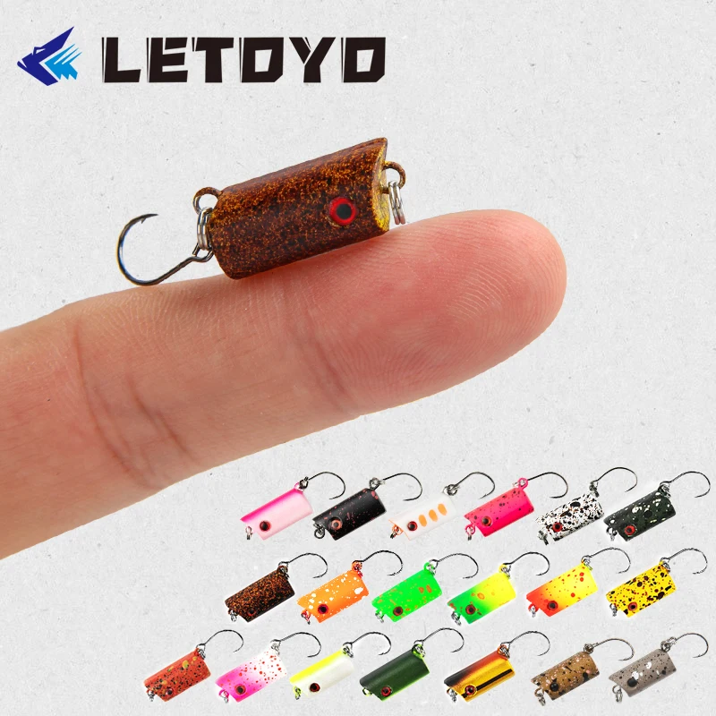 LETOYO 2 см 3 г Micro Sinking Рыбная приманка вобблер Mini VIB зимние жесткие приманки Rattlin Jigs
