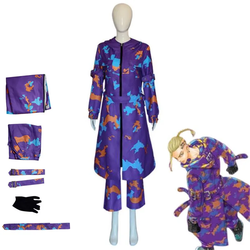 Длинная мужская куртка с цветочным принтом из аниме «Токийский ремни»
Длинная мужская куртка с цветочным принтом из аниме «Токийский ремни»