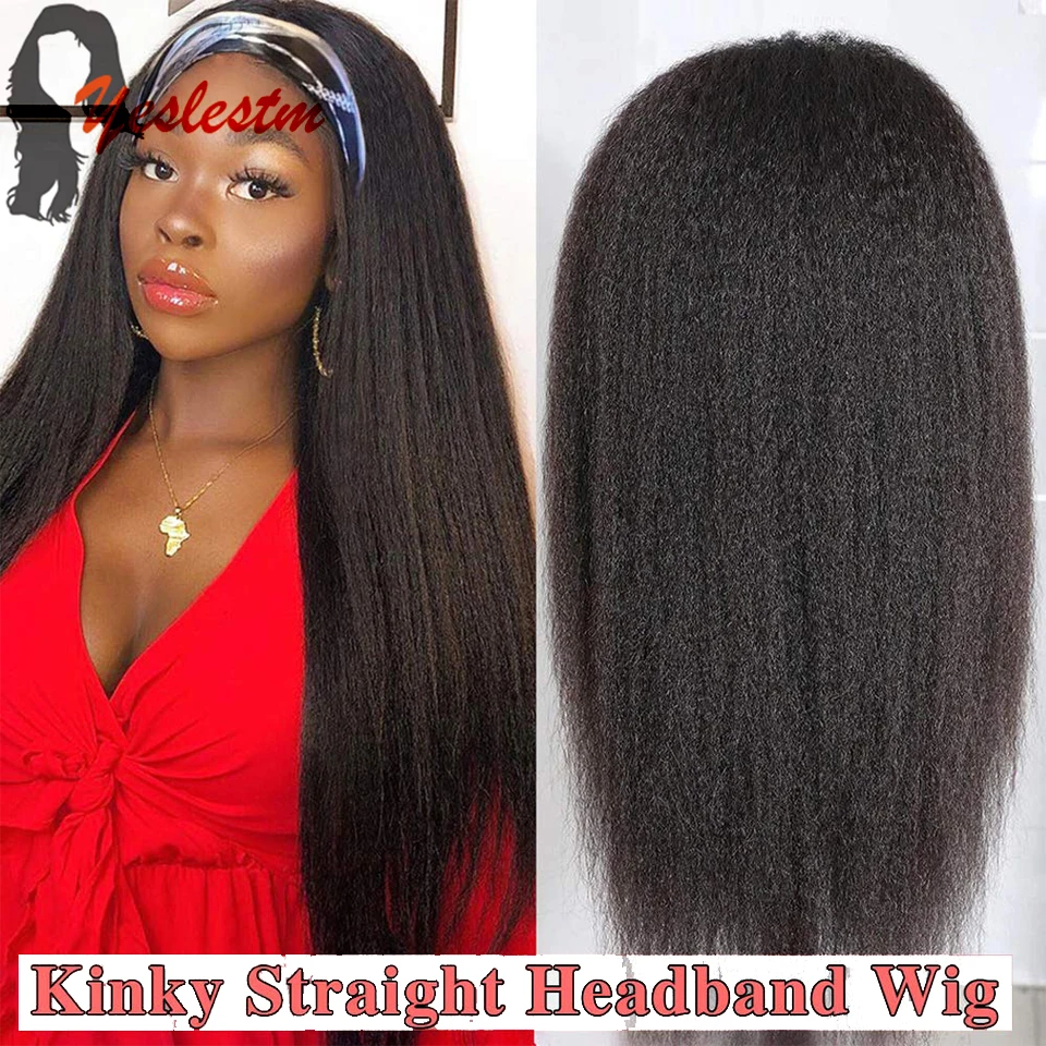 Brazilian Kinky Straight Headband Wigs Human Hair Glueless Half Wig With Head Band Yaki Headband Human Hair Wigs Natural Color
Brazilian Kinky Straight Headband Wigs Human Hair Glueless Half Wig With Head Band Yaki Headband Human Hair Wigs Natural Color
