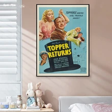 Topper Returns Movie Poster Art Print Canvas Painting Wall Pictures Living Room Home Decor (No Frame)