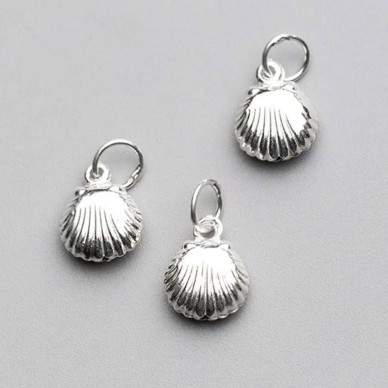 1pc/Lot 925 Sterling Silver Sea Shell Charms 10x8mm Women Pendants Accessories DIY Jewelry Making Earrings Necklace
1pc/Lot 925 Sterling Silver Sea Shell Charms 10x8mm Women Pendants Accessories DIY Jewelry Making Earrings Necklace