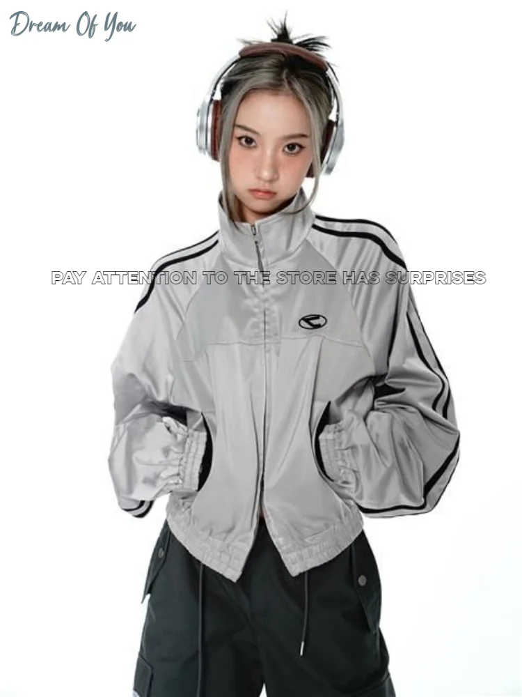 Korean Women Acubi Streetwear Vintage Cyber Y2K Jackets Aesthetic Teachwear Zipper Oversizer Coats Harajuku Zip Up Tops Clothes 
Korean Women Acubi Streetwear Vintage Cyber Y2K Jackets Aesthetic Teachwear Zipper Oversizer Coats Harajuku Zip Up Tops Clothes
