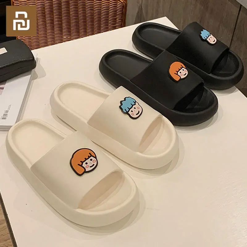 Youpin Home Slippers Lovers Summer Sandals Thick Anti-slip Soft Sole Women Indoor Slides Floor Flat Shoes Men Ladies Bathroom
Youpin Home Slippers Lovers Summer Sandals Thick Anti-slip Soft Sole Women Indoor Slides Floor Flat Shoes Men Ladies Bathroom