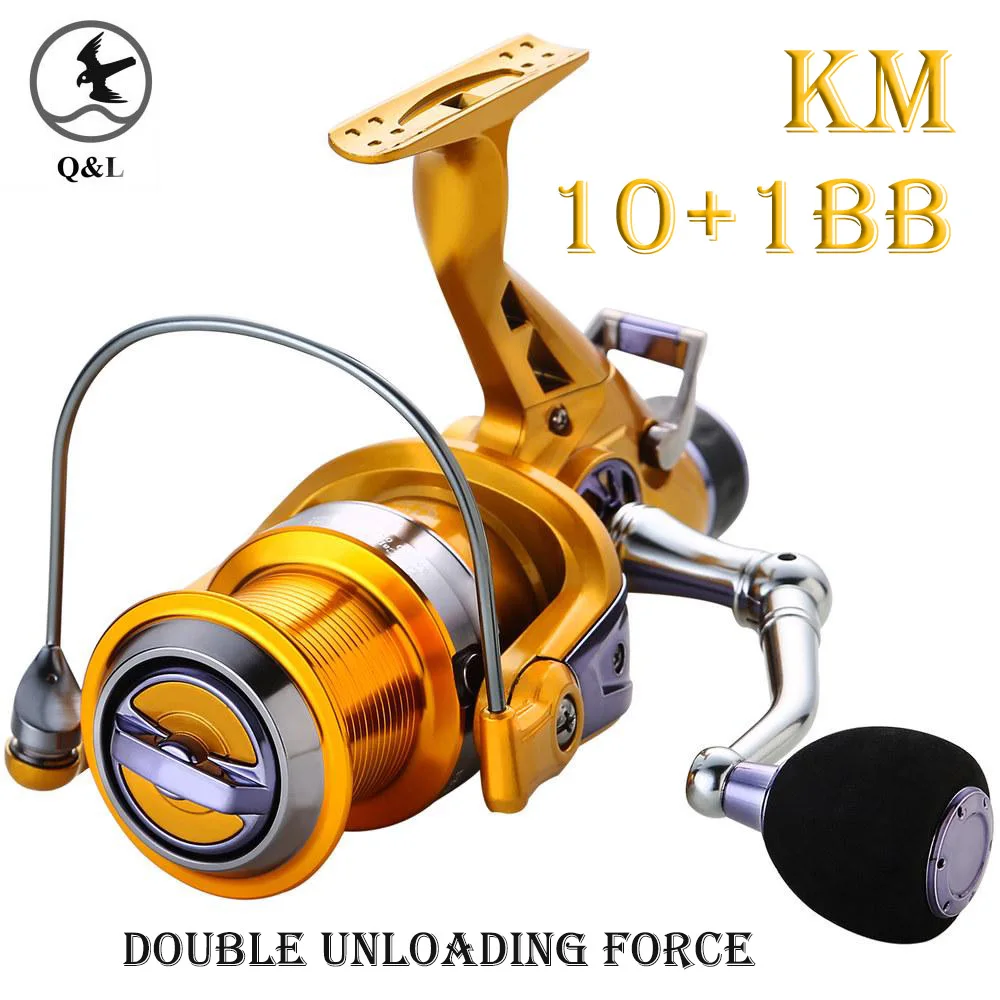 Q&L Spinning Fishing Reel 10+1BB Metal Spool Spinning Reel Carp Fishing Wheel Ball Bearings 5.2:1 Left / Right Handle
Q&L Spinning Fishing Reel 10+1BB Metal Spool Spinning Reel Carp Fishing Wheel Ball Bearings 5.2:1 Left / Right Handle