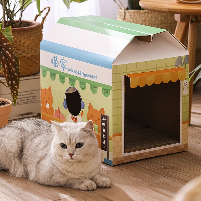 Customized Milk House Cat Scratch Board Cat House Cat Nest No Dandruff Corrugated Paper Cat House Paper Cat House Cat Toy Grindi
Customized Milk House Cat Scratch Board Cat House Cat Nest No Dandruff Corrugated Paper Cat House Paper Cat House Cat Toy Grindi