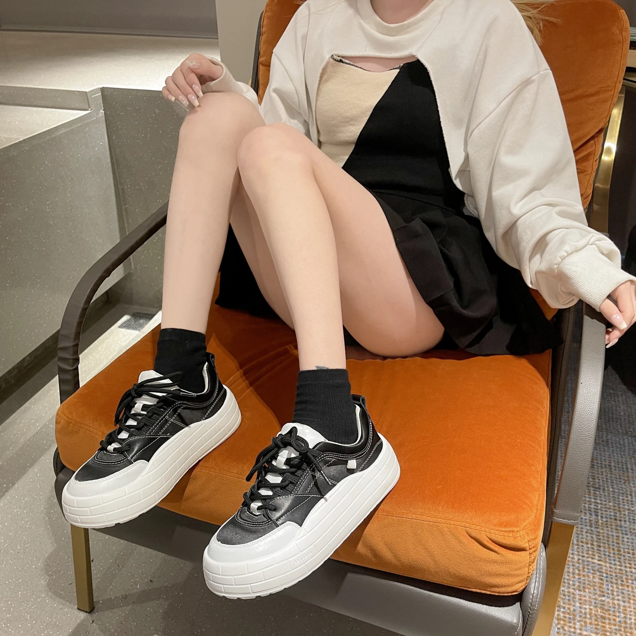 Women's Pine Cake Thick Bottom Casual Shoes 2022 Platform Shoes Sneakers Woman Vulcanize Shoes Sport Chunky Wedges Designer
Women's Pine Cake Thick Bottom Casual Shoes 2022 Platform Shoes Sneakers Woman Vulcanize Shoes Sport Chunky Wedges Designer