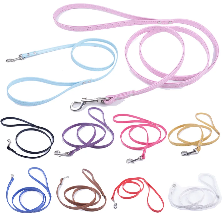 Pu Leather Dog Leashes Chihuahua Small Dog Accessories Puppy Leads Pet Supplies Black Pink Red Blue White Colors
Pu Leather Dog Leashes Chihuahua Small Dog Accessories Puppy Leads Pet Supplies Black Pink Red Blue White Colors