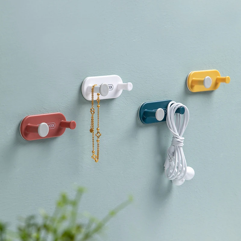 1PC/4PCS Powerful And Seamless Home Storage Hooks Punch-free Plastic Double Hooks Jewelry Hooks Wall Mount Storage Holder
1PC/4PCS Powerful And Seamless Home Storage Hooks Punch-free Plastic Double Hooks Jewelry Hooks Wall Mount Storage Holder