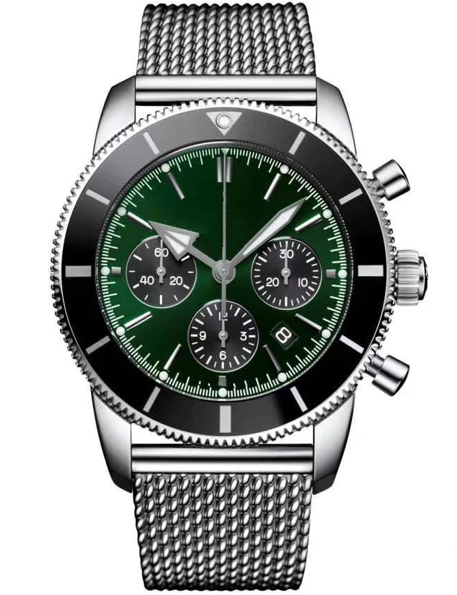 men quartz chronograph watch Stopwatch Superocean black Ceramic Bezel White Dial Rubber
men quartz chronograph watch Stopwatch Superocean black Ceramic Bezel White Dial Rubber