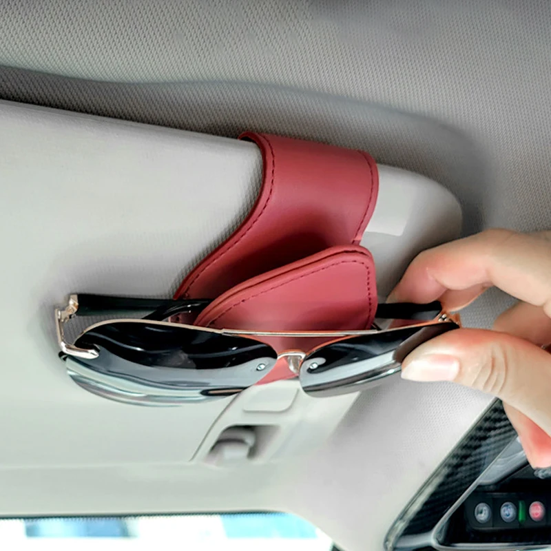 Car Glasses Holder Universal Car Visor Sunglasses Clip Holder Leather Eyeglasses Hanger Ticket Card Clip glasses Mount for Car
Car Glasses Holder Universal Car Visor Sunglasses Clip Holder Leather Eyeglasses Hanger Ticket Card Clip glasses Mount for Car