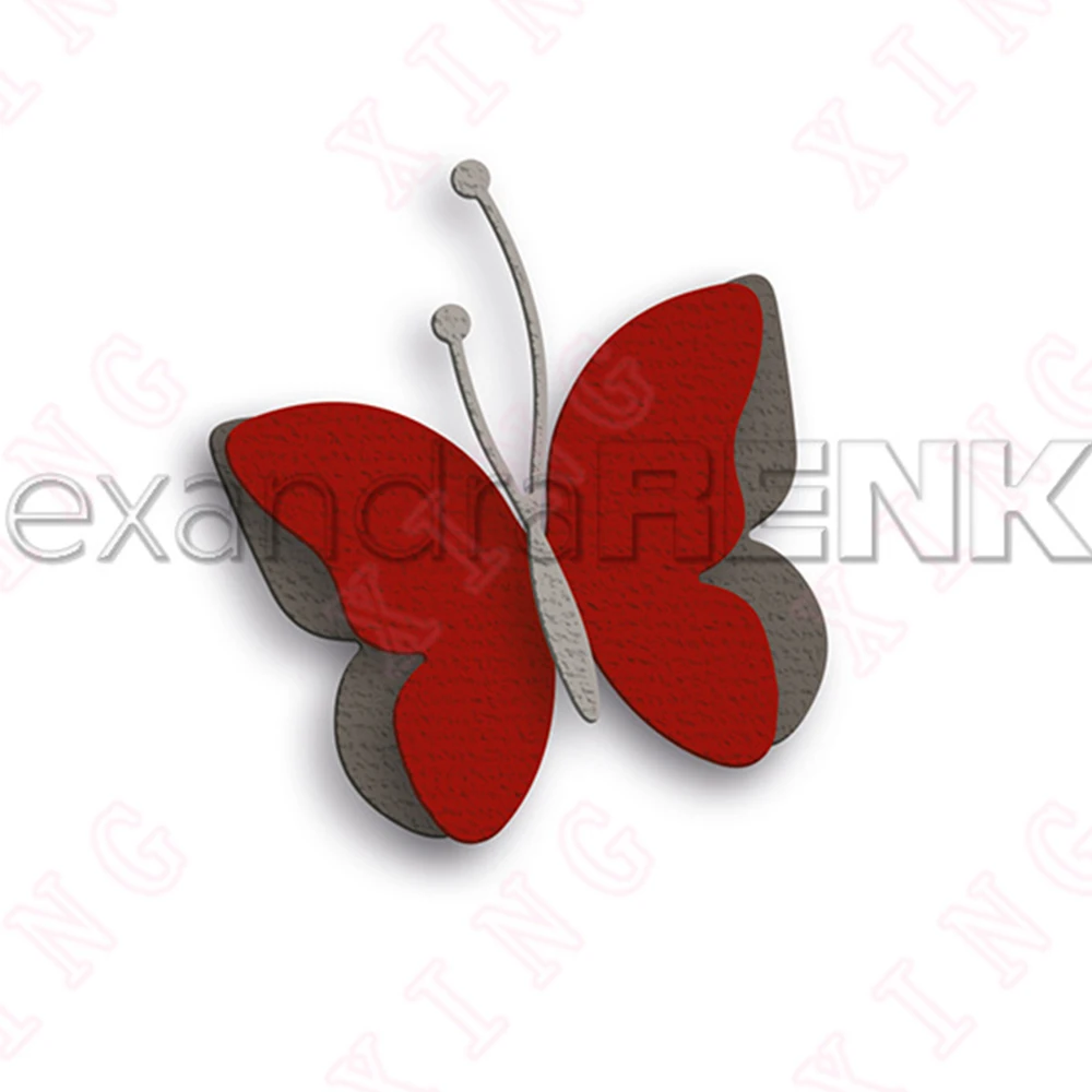 New Scrapbook Decoration Embossing Template Layered butterfly 3 Metal Cutting Dies Diy Handmade Craft Blade Punch Reusable Molds 
New Scrapbook Decoration Embossing Template Layered butterfly 3 Metal Cutting Dies Diy Handmade Craft Blade Punch Reusable Molds