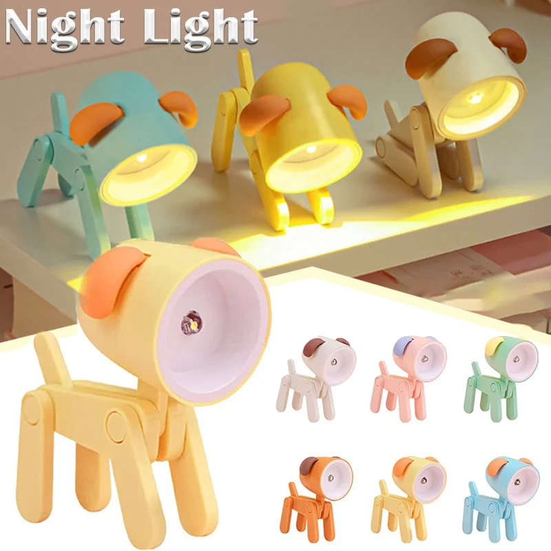 Ночник с мультяшными собаками и оленями, Светодиодный настольный светильник «сделай сам» для милых питомцев, прикроватная декоративная лампа для детской комнаты, спальни, гостиной 
Ночник с мультяшными собаками и оленями, Светодиодный настольный светильник «сделай сам» для милых питомцев, прикроватная декоративная лампа для детской комнаты, спальни, гостиной