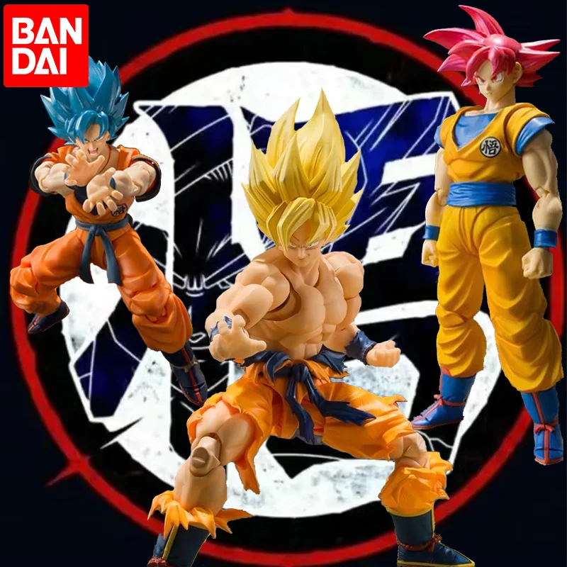 Bandai Dragon Ball аниме фигурка 16 см экшн-фигурка Super Saiyan one Son guko ПВХ модель куклы