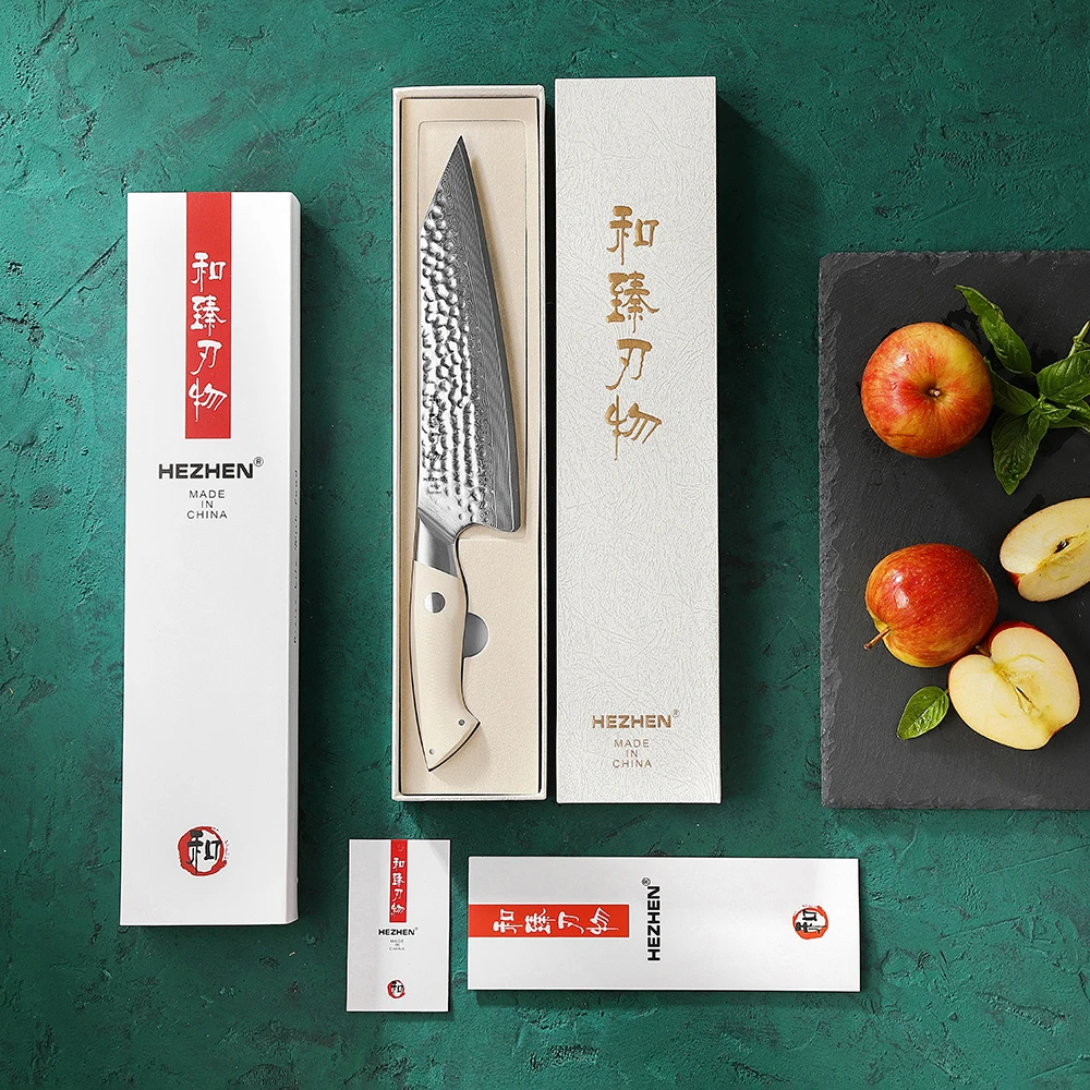 HEZHEN 8.3 Inch Chef Knife Damascus Steel Kitchen Knife Cooking Cutlery 2022 New Design Kitchen Tools
HEZHEN 8.3 Inch Chef Knife Damascus Steel Kitchen Knife Cooking Cutlery 2022 New Design Kitchen Tools