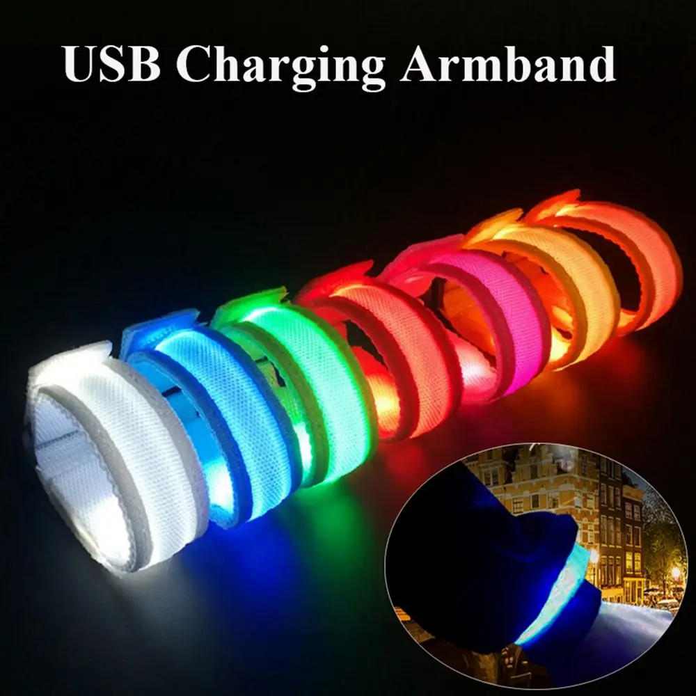 NEW USB Charging Battery Style LED Luminous Bracelet Safety Reflective Belt Adjustable Arm Strap Night Signal Colors Accessories
NEW USB Charging Battery Style LED Luminous Bracelet Safety Reflective Belt Adjustable Arm Strap Night Signal Colors Accessories