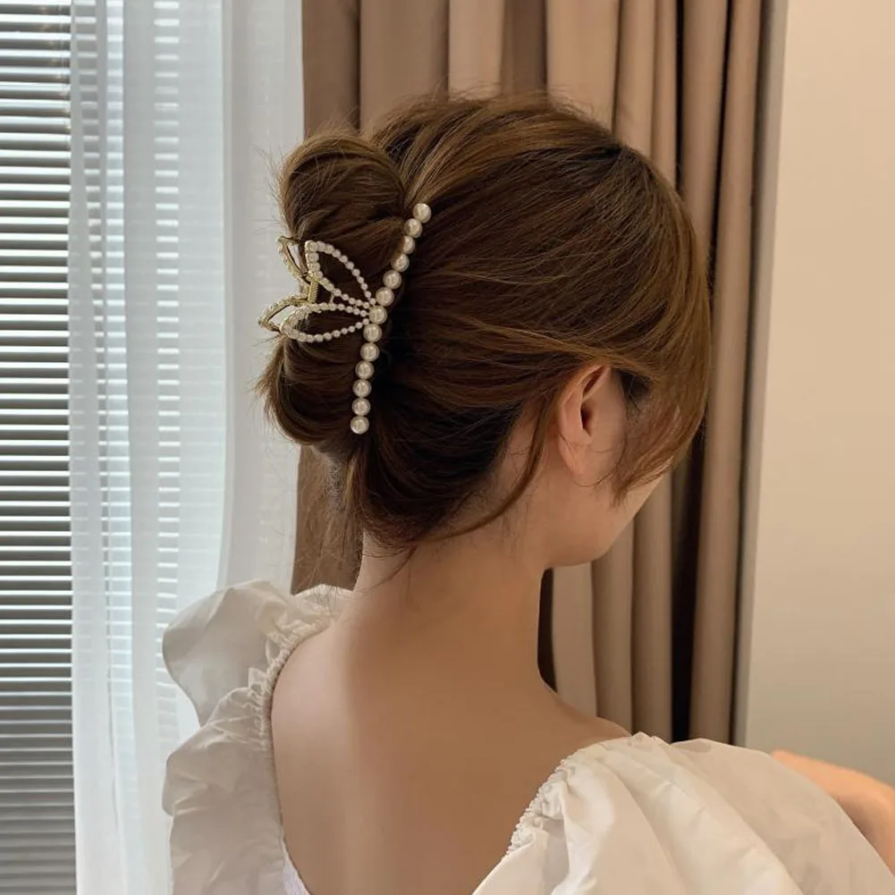 Hair Claw Pearl Rabbit Ears Catch Clip Female Summer Large Back Head Hairpin Shark Clip Hair Accessories Geometric Fashion Sweet
Hair Claw Pearl Rabbit Ears Catch Clip Female Summer Large Back Head Hairpin Shark Clip Hair Accessories Geometric Fashion Sweet