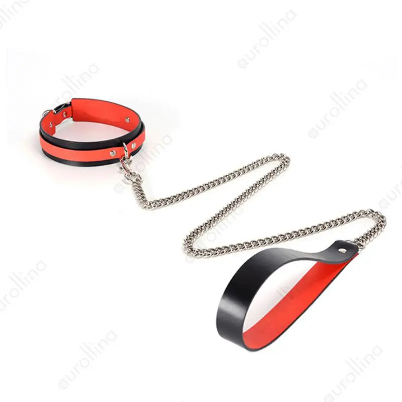 Leather Choker And Metal Leash Chained Harness Woman Sexy Toy Game Fun Pleasure Adult SexToys 
Leather Choker And Metal Leash Chained Harness Woman Sexy Toy Game Fun Pleasure Adult SexToys