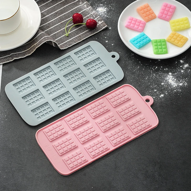 12 Even Chocolate Mold Silicone Fondant Molds DIY Candy Bar Mould Sugarcraft Cake Decoration Tools Kitchen Baking Accessories 
12 Even Chocolate Mold Silicone Fondant Molds DIY Candy Bar Mould Sugarcraft Cake Decoration Tools Kitchen Baking Accessories
