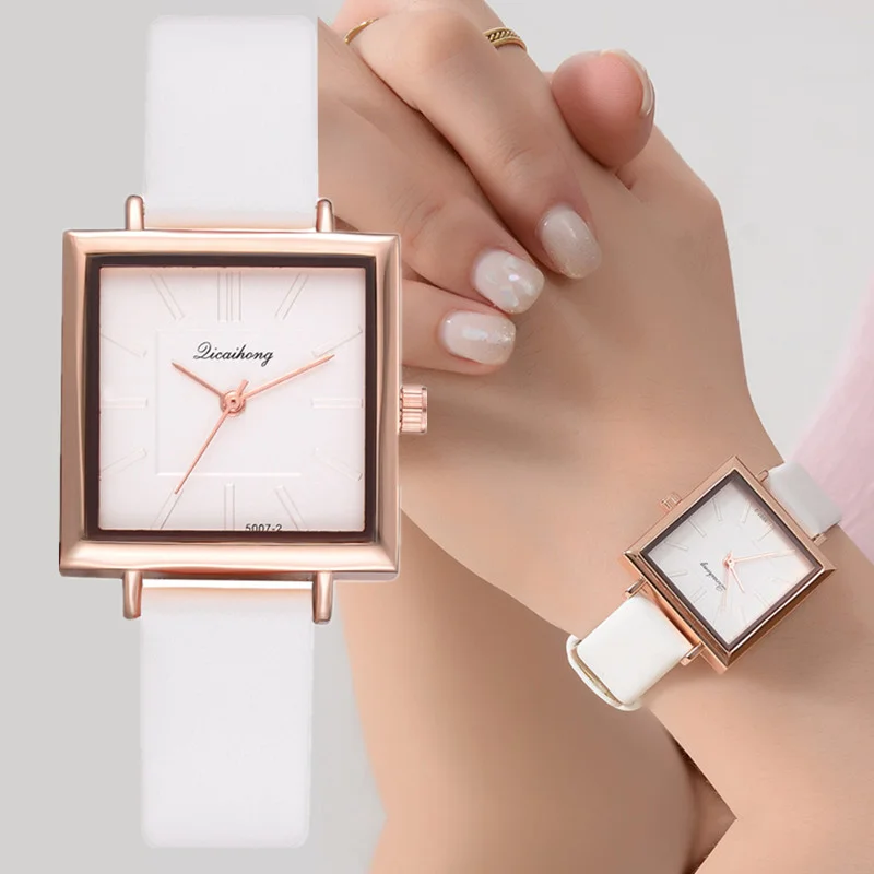 Top Brand Women's Watches Fashion Leather Square Wrist Watch Women Watches Ladies Watch Clock Zegarek Damski Relojes Mujer 2021
Top Brand Women's Watches Fashion Leather Square Wrist Watch Women Watches Ladies Watch Clock Zegarek Damski Relojes Mujer 2021