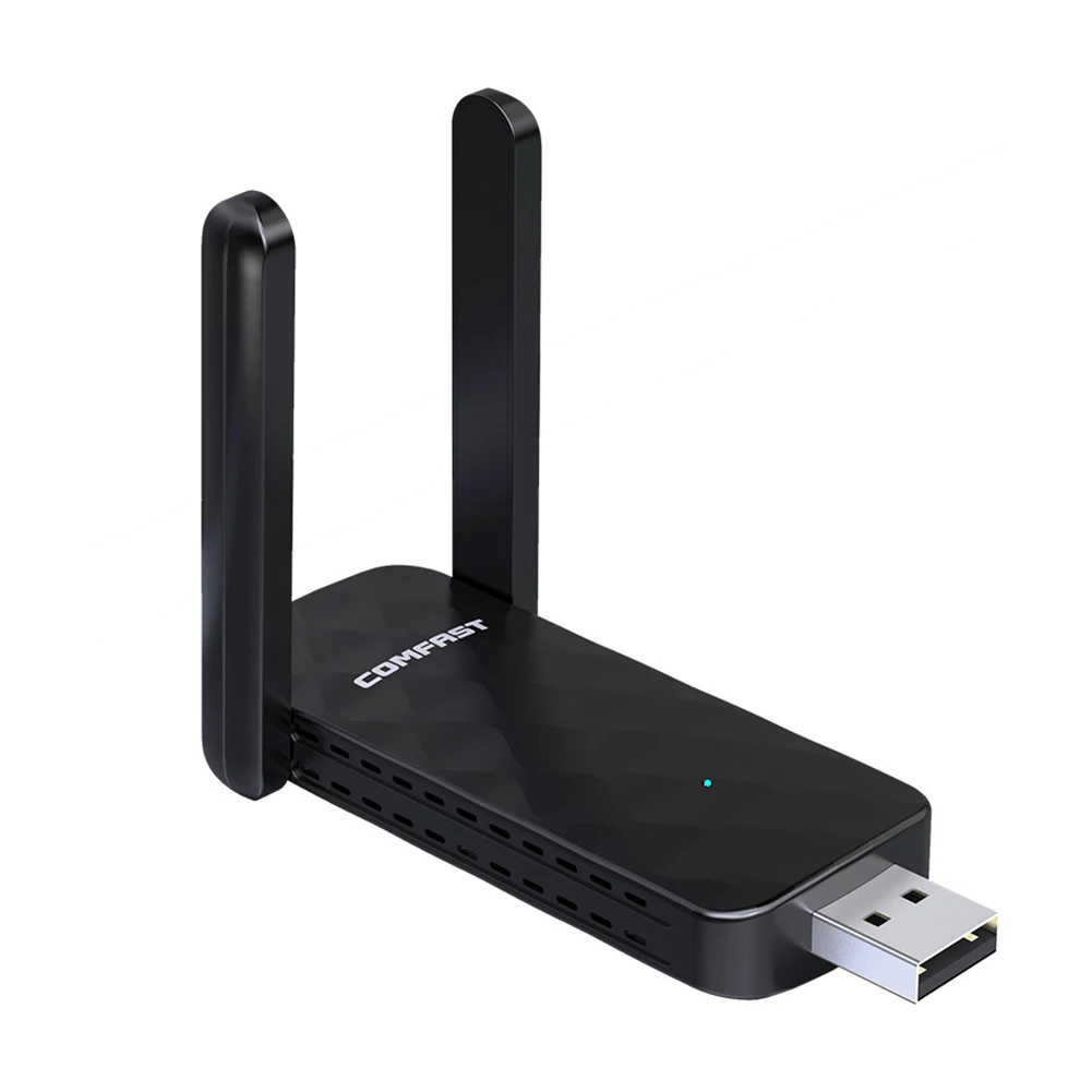 COMFAST CF-822AC 2.4G 5G 650Mbps USB Wireless Network Card Dongle Antenna AP WIFI Adapter Dual Band for WinXP/7/8
COMFAST CF-822AC 2.4G 5G 650Mbps USB Wireless Network Card Dongle Antenna AP WIFI Adapter Dual Band for WinXP/7/8