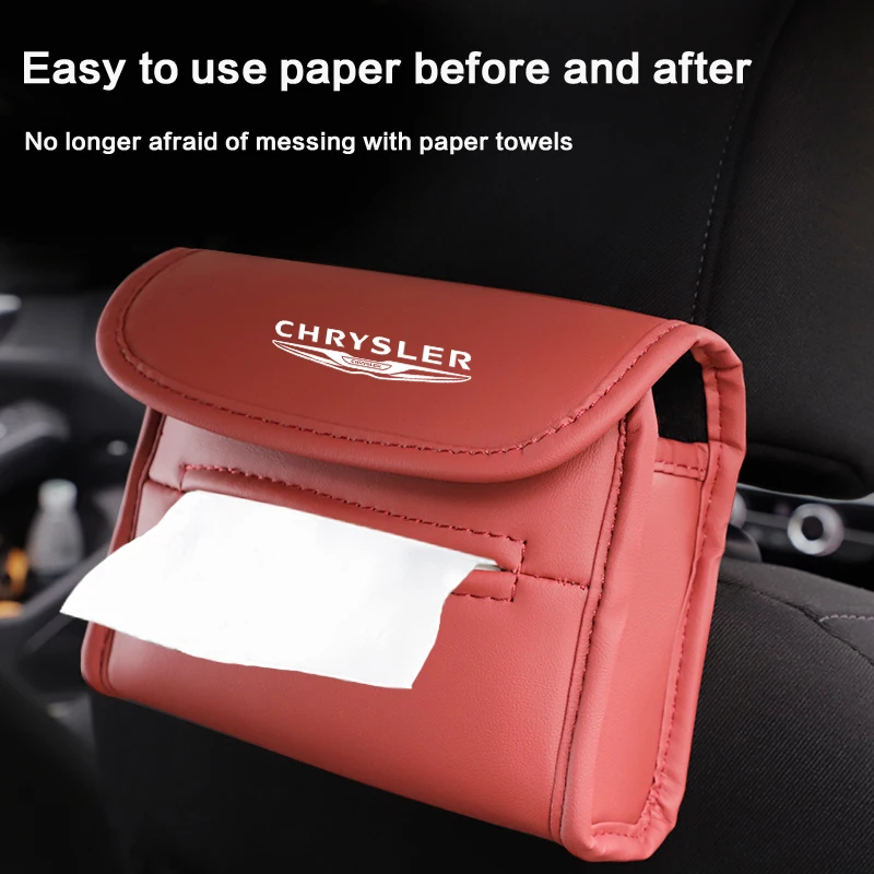 Portable Car Tissue Box Paper Towel Bag Hanging Storage Accessories For Chrysler 300c Pacifica PT Grand Sebring 200 Aspen Delta
Portable Car Tissue Box Paper Towel Bag Hanging Storage Accessories For Chrysler 300c Pacifica PT Grand Sebring 200 Aspen Delta