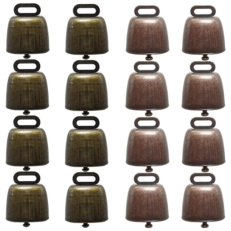16PCS Cow Horse Sheep Grazing Copper Bells Small Brass Bells Cattle Goat Farm Loud Bell Long Distance Horse Iron Bells
16PCS Cow Horse Sheep Grazing Copper Bells Small Brass Bells Cattle Goat Farm Loud Bell Long Distance Horse Iron Bells